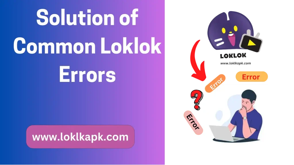 Solution of common Loklok Errors
